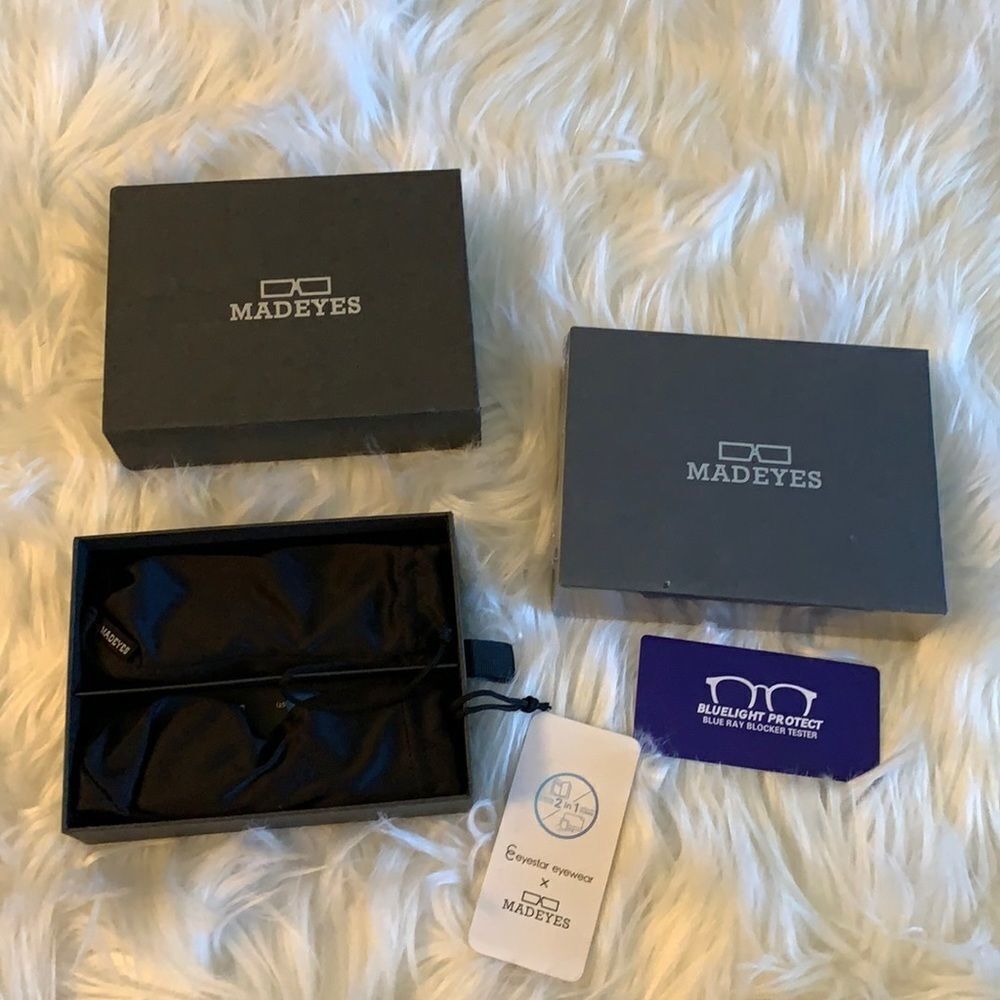 Madeyes blue light blocking glasses pair of two